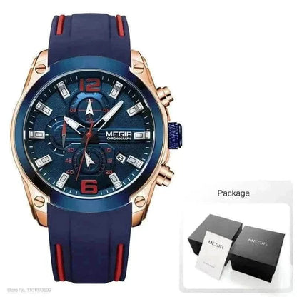 CHRONOGRAPH ANALOG LUMINOUS WATCH.