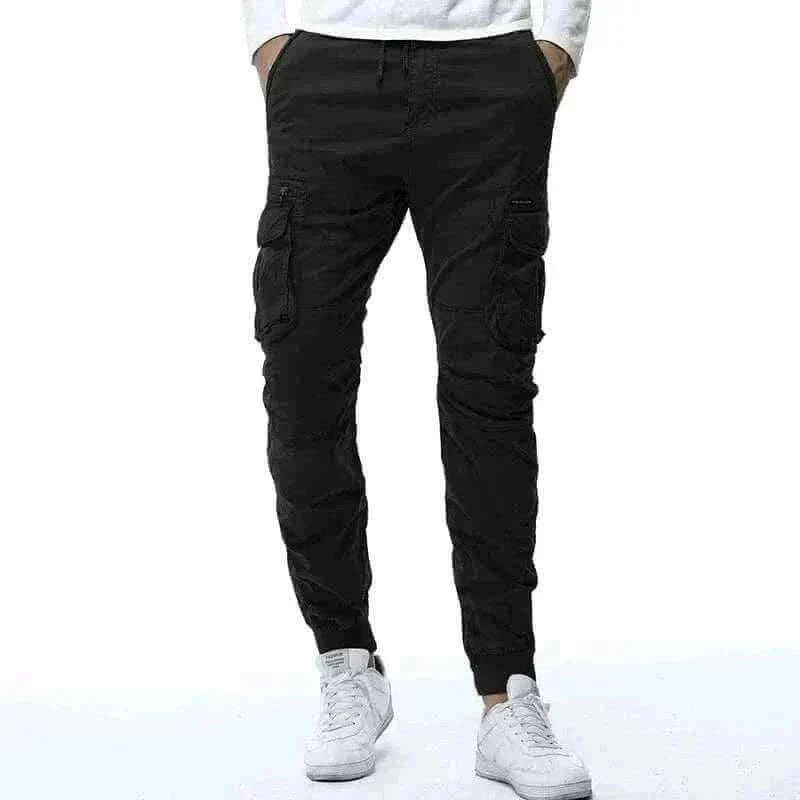 Men Cargo Pants - COOL COTTON SWEATPANTS.