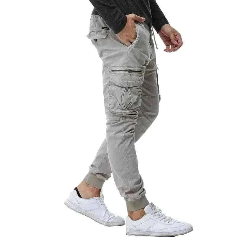 Men Cargo Pants - COOL COTTON SWEATPANTS.
