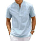 Cotton Linen Shirt Men.