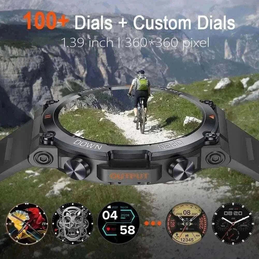 Luxury Watches For Men- FITNESS TRACKING SMARTWATCH.