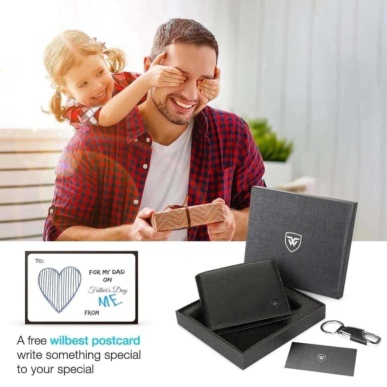 Men's Leather Wallets-Genuine Leather Wallet Men Classic Black Soft Purse Coin Pocket Credit Card Holder.