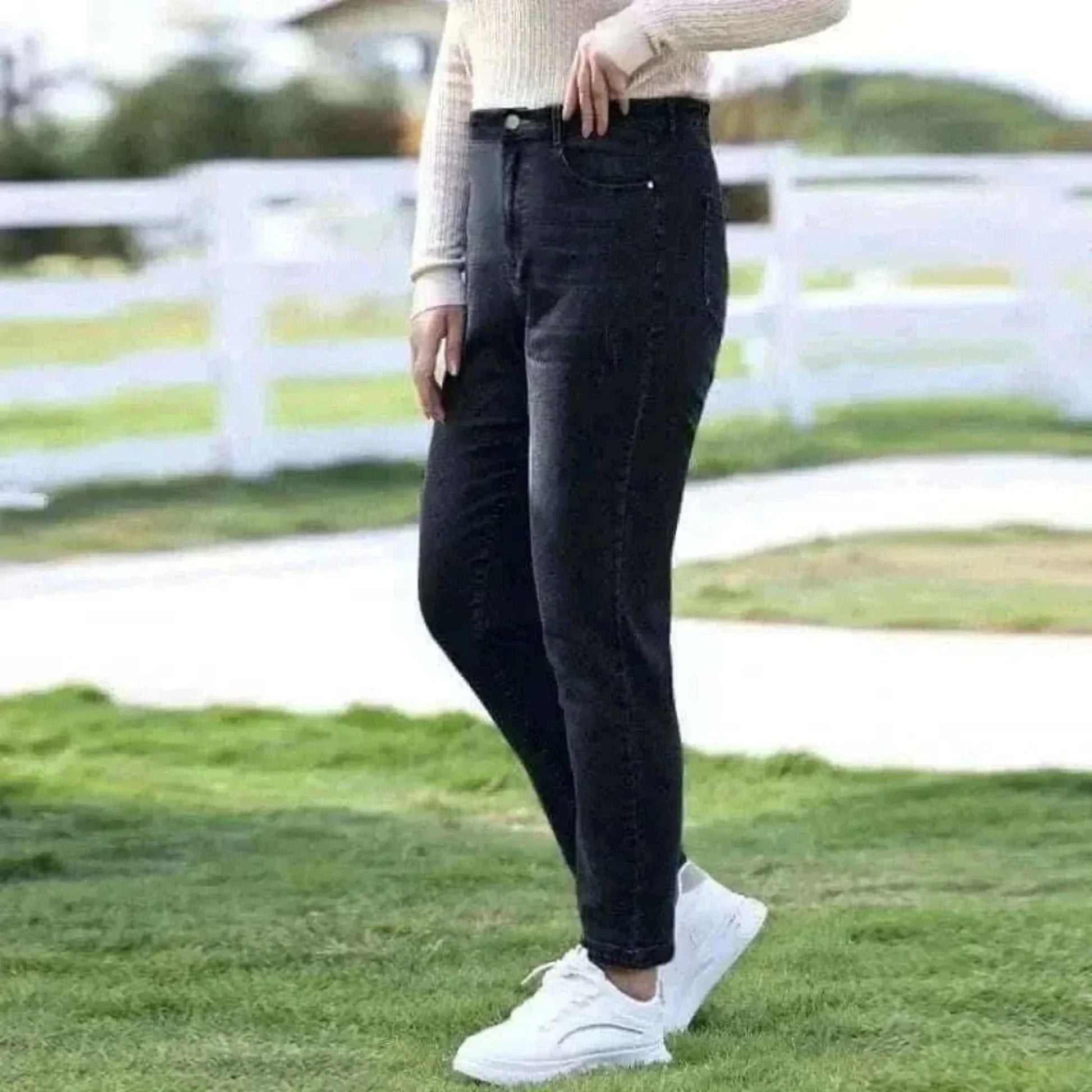 Girls Jeans High Waist Plus Size