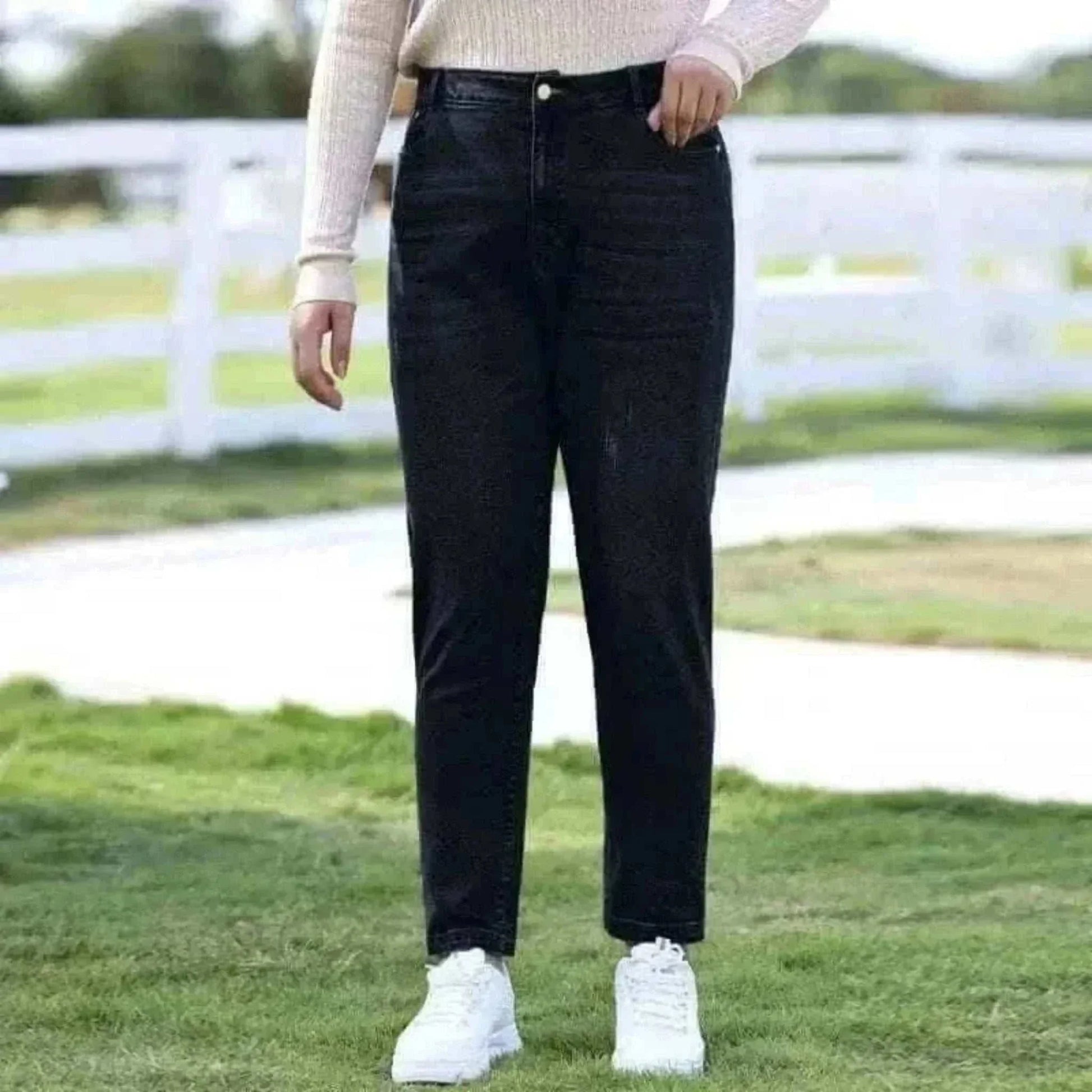 Girls Jeans High Waist Plus Size