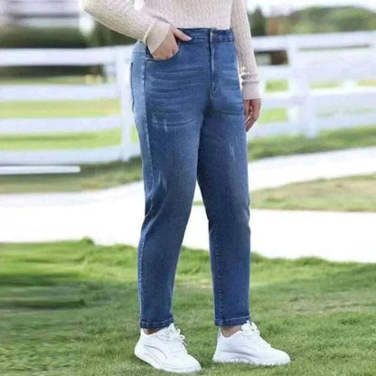 Girls Jeans High Waist Plus Size