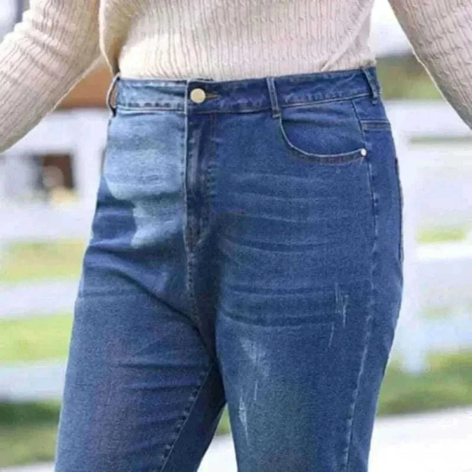 Girls Jeans High Waist Plus Size