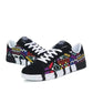 GRAFFITI LACE-UP SNEAKERS.