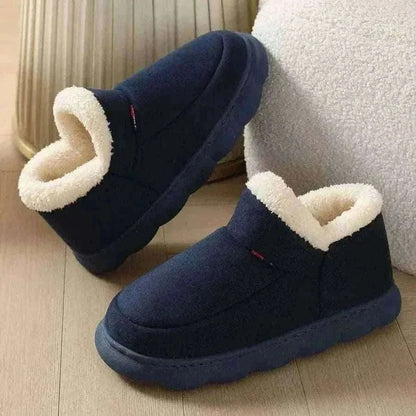 Kidmi Men Plush Fur Slippers Winter Warm