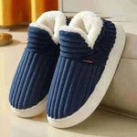 Kidmi Men Plush Fur Slippers Winter Warm