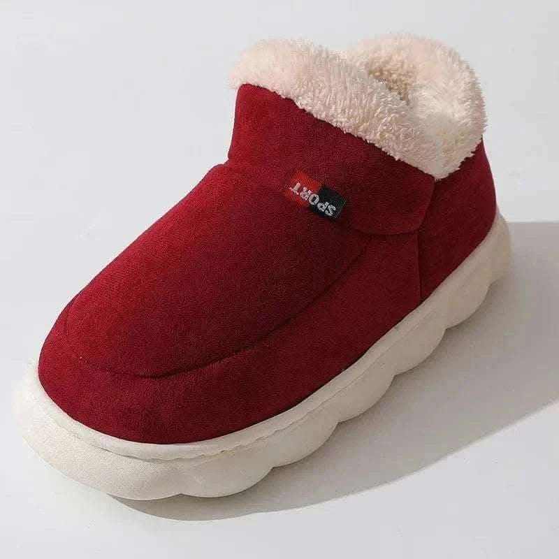 Kidmi Men Plush Fur Slippers Winter Warm