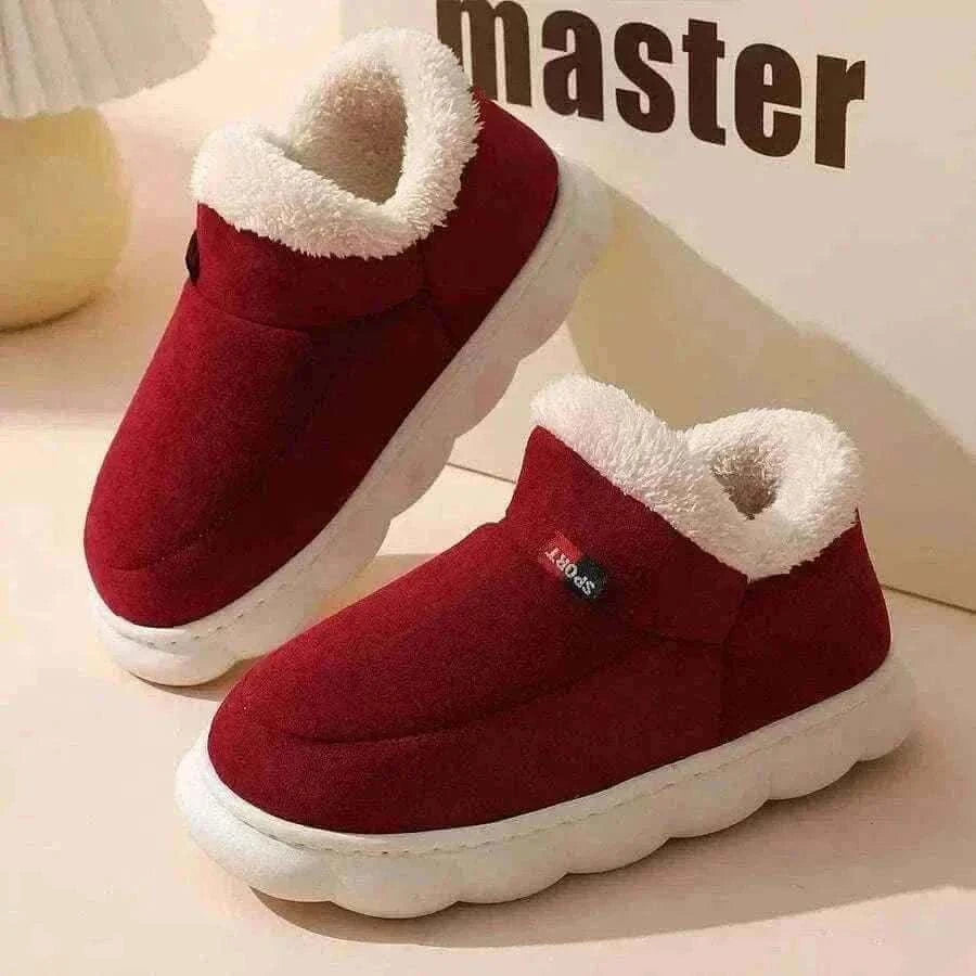 Kidmi Men Plush Fur Slippers Winter Warm