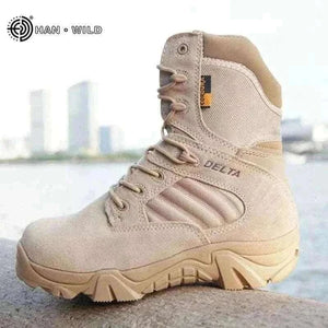 Men's Leather Boots- LEATHER TACTICAL BOOTS.