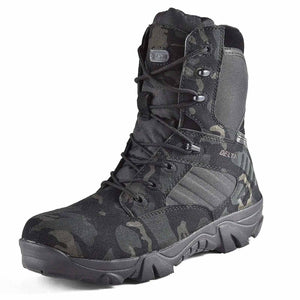 Men's Leather Boots- LEATHER TACTICAL BOOTS.