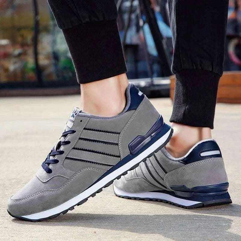 Casual Sneakers Men -LUXURY BREATHABLE LEATHER SNEAKERS.