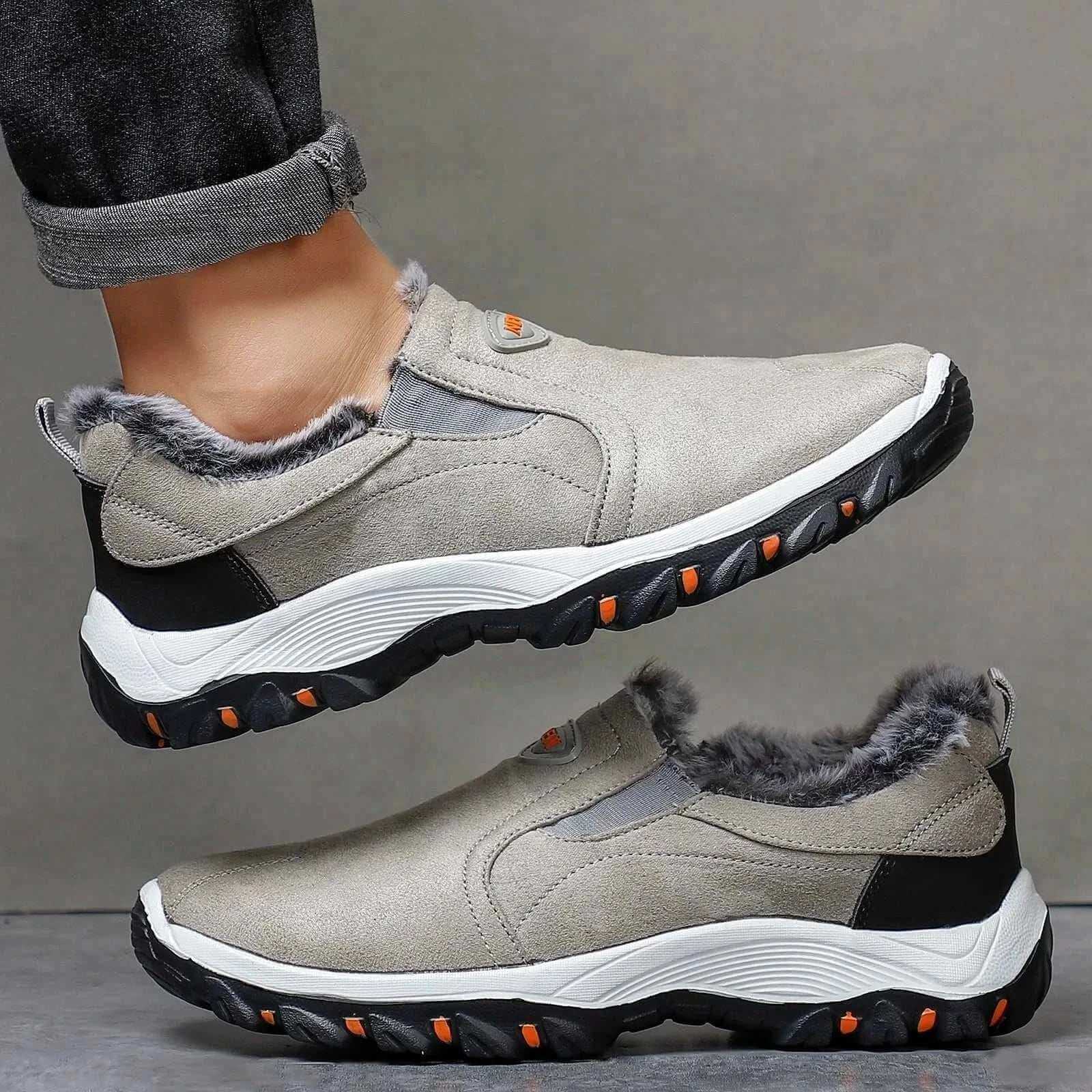Casual Sneakers Men -LUXURY BREATHABLE LEATHER SNEAKERS.