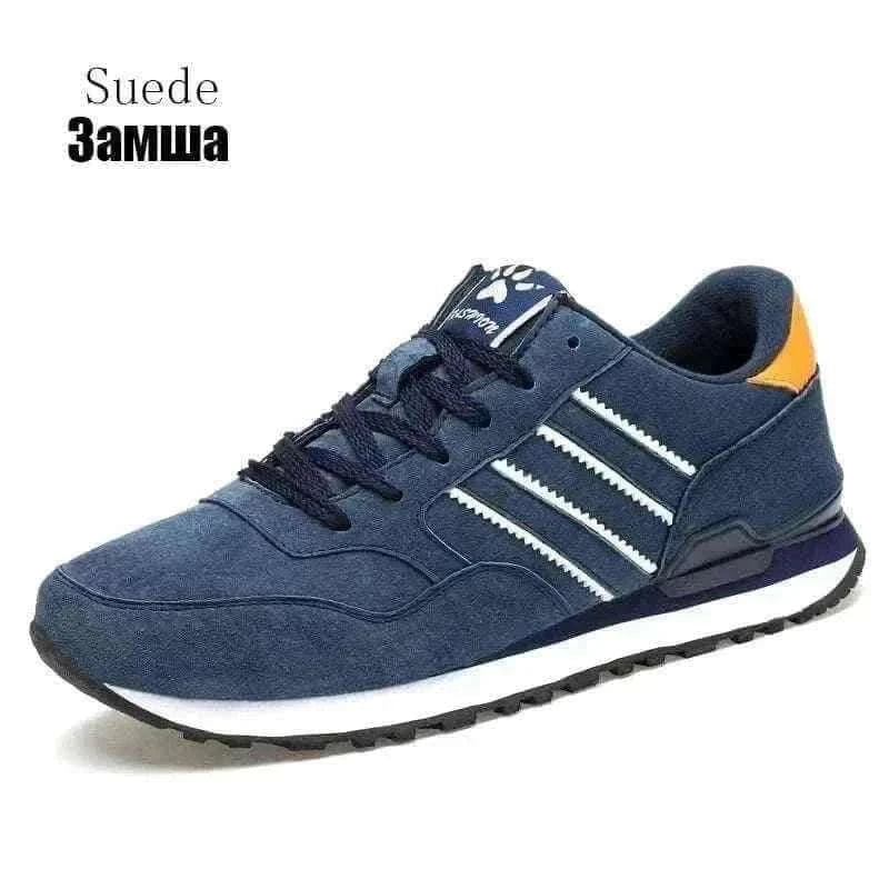 Casual Sneakers Men -LUXURY BREATHABLE LEATHER SNEAKERS.
