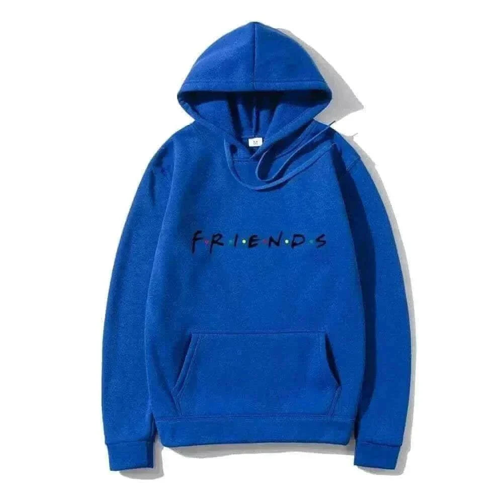 MensFashionStyleStore Blue-H / XL Men Friends Hoodie