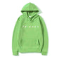 MensFashionStyleStore Fluorescent green-B / XXXL Men Friends Hoodie