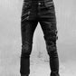Men's Punk Hip-Hop Black Jeans