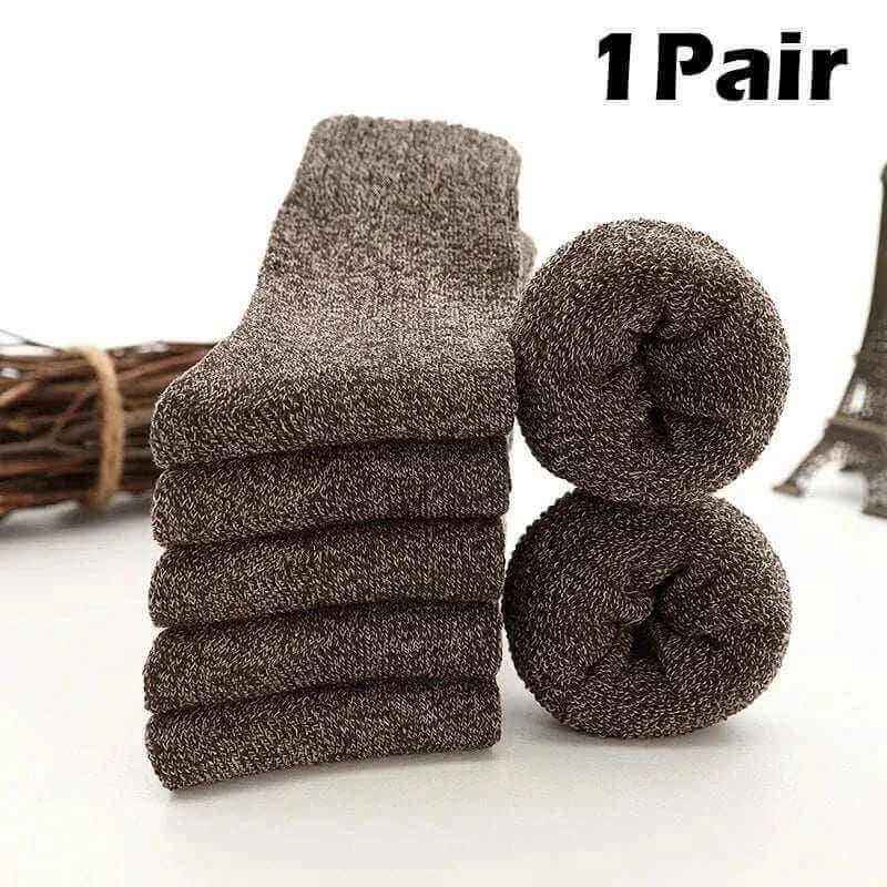 Socks Man Winter Warm Merino Wool Men Thick Thermal Wool Socks Man Winter Warm Merino Wool Rabbit Solid High Quality Socks Male Cotton Casual Super Thicker Sock.