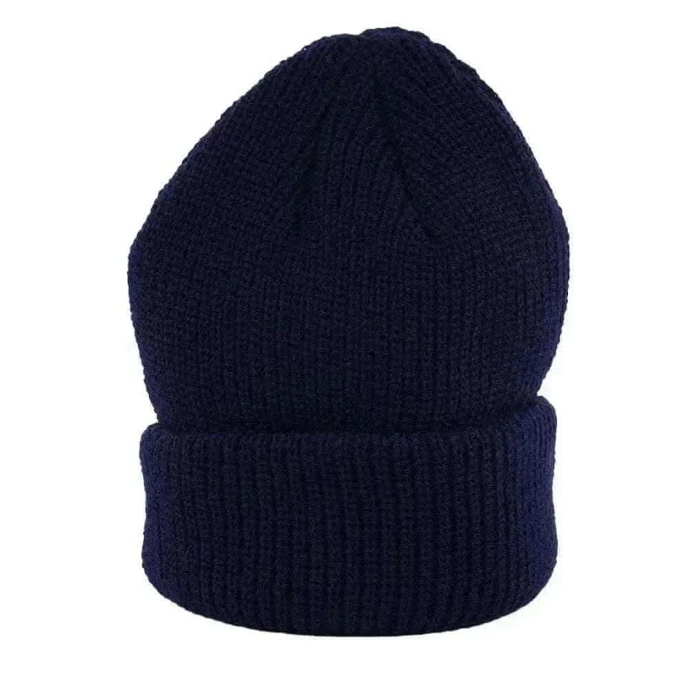 Men's Fashion Style Store Men Women Knitted Hat Beanie Skullcap Sailor Docker solid fashion Cuff Brimless Cap Rogue Melon Fur Woolen Knitted beanies hats