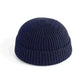 Men's Fashion Style Store Men Women Knitted Hat Beanie Skullcap Sailor Docker solid fashion Cuff Brimless Cap Rogue Melon Fur Woolen Knitted beanies hats