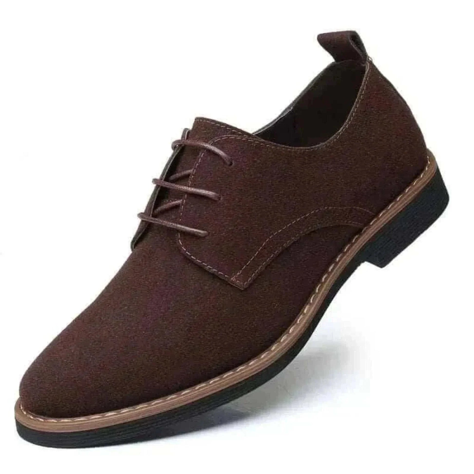 men loafers-  Luxury Brand Moccasins Brown Loafers Front View