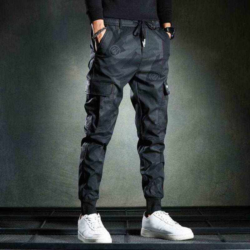 Men's Casual Pants Streetwear Quick Dry Sweatpants Men Clothing Trend Korean Harem Pants Mens Daily Loose Trousers.