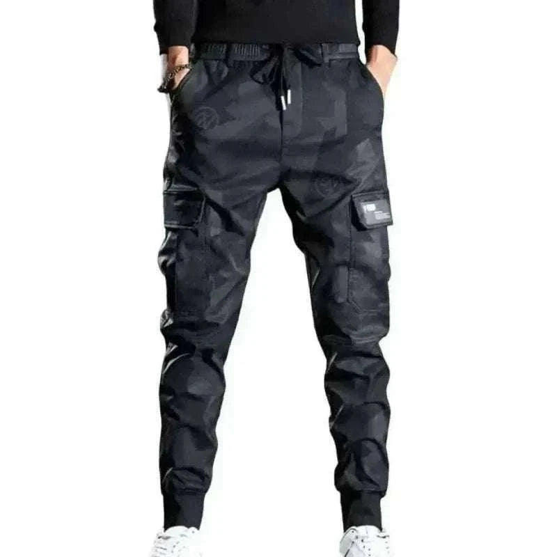 Men's Casual Pants Streetwear Quick Dry Sweatpants Men Clothing Trend Korean Harem Pants Mens Daily Loose Trousers.