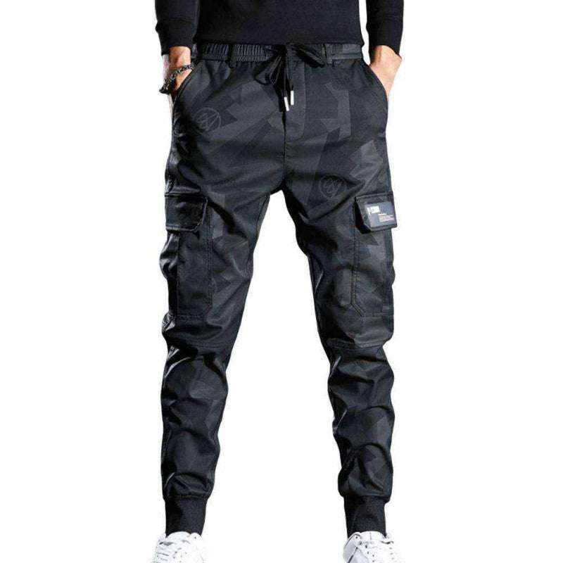 Men's Casual Pants Streetwear Quick Dry Sweatpants Men Clothing Trend Korean Harem Pants Mens Daily Loose Trousers.