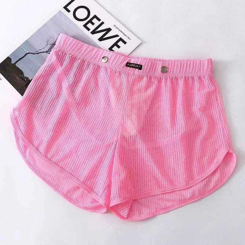 Mens Briefs -Men's Underwear Mesh Loose Arrow Pants Breathable Athletic Shorts Men's Pants Pantyhose Boxer Shorts.