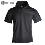 summer t-shirt for men - MILITARY POLO T-SHIRT.