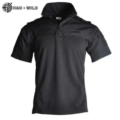 summer t-shirt for men - MILITARY POLO T-SHIRT.