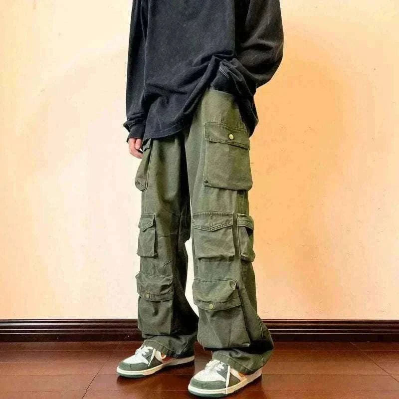 Men Cargo Pants - MULTI POCKET CARGO PANTS.