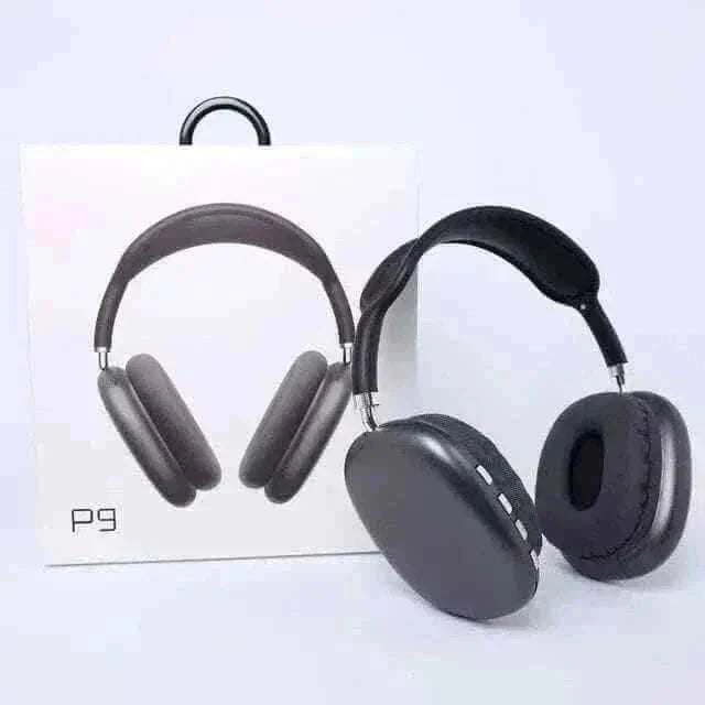 New P9 Wireless Bluetooth Headphones Noise Cancelling with Microphone Pods Over Ear Sports Gaming Headset for Apple iPhone.