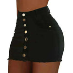 New Casual Fashion high waist Hugging Black Short Skirt, ladies mini skirts