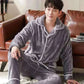 Pajamas Sets for Men Winter Thick Warm.
