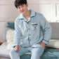 Men's Fashion Style Store CK207 / 2XL(75-87.5KG) Pajamas Sets for Men Winter Thick Warm