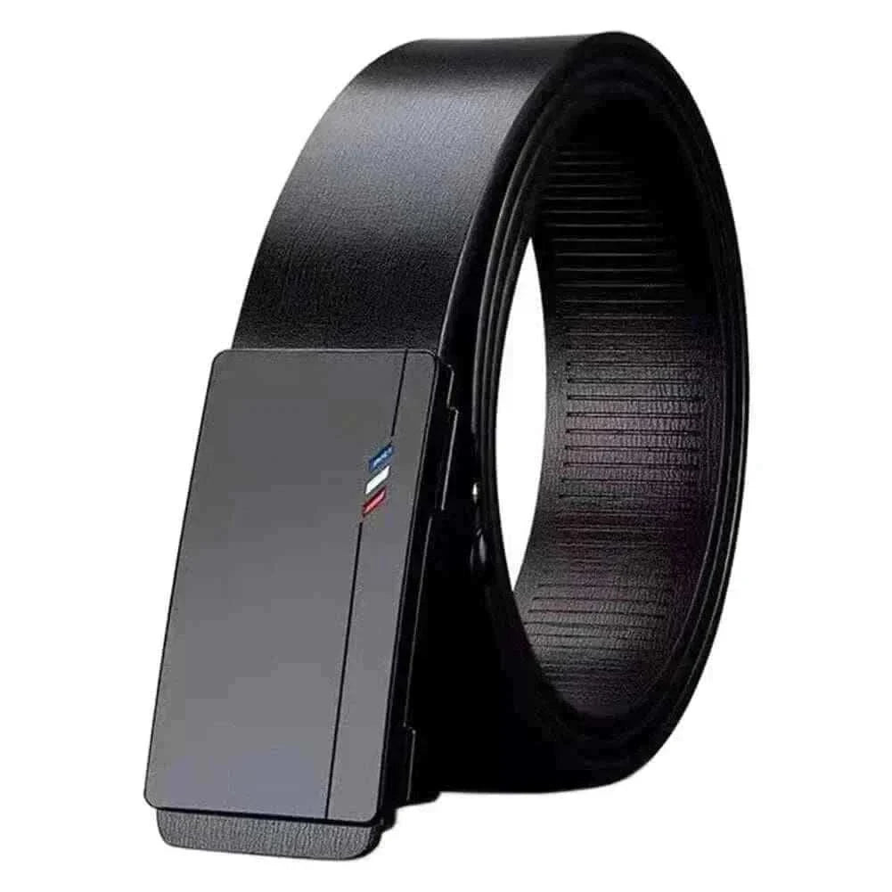 PU LEATHER AUTOMATIC BELT BUCKLE.