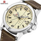 Luxury Watches For Men-PU LEATHER QUARTZ WATCH.