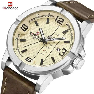 Luxury Watches For Men-PU LEATHER QUARTZ WATCH.