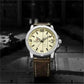 Luxury Watches For Men-PU LEATHER QUARTZ WATCH.
