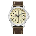 Luxury Watches For Men --PU LEATHER QUARTZ WATCH.