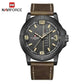 Luxury Watches For Men-PU LEATHER QUARTZ WATCH.
