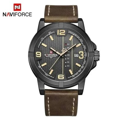 Luxury Watches For Men-PU LEATHER QUARTZ WATCH.