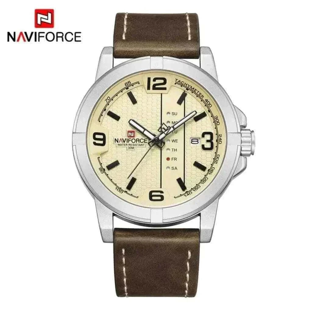 Luxury Watches For Men-PU LEATHER QUARTZ WATCH.