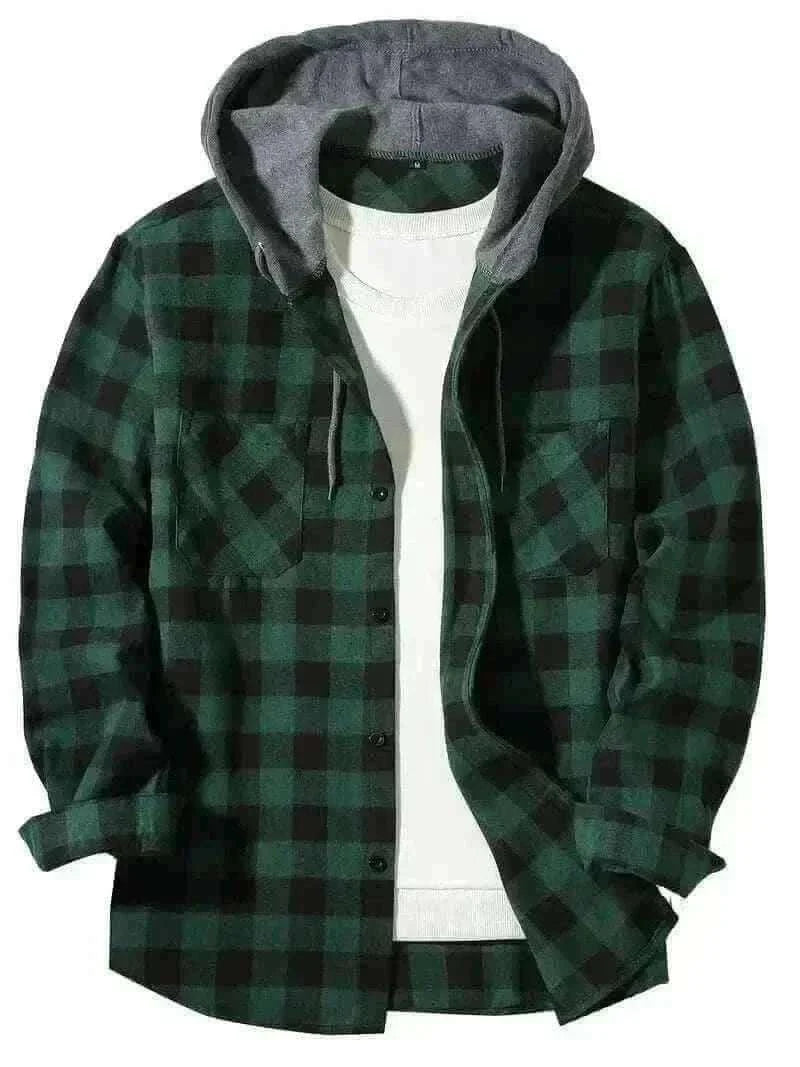 Mens Shirts- Blackish Green / XXL Shirt Jackets