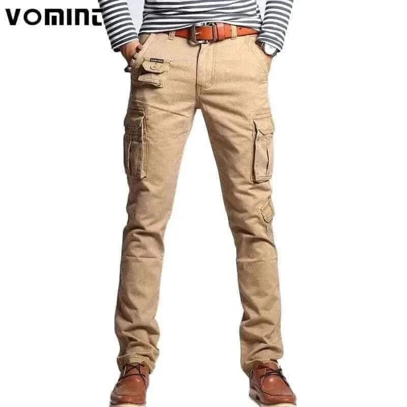 Men Cargo Pants-- SLIM FIT MILITARY CARGO PANTS.