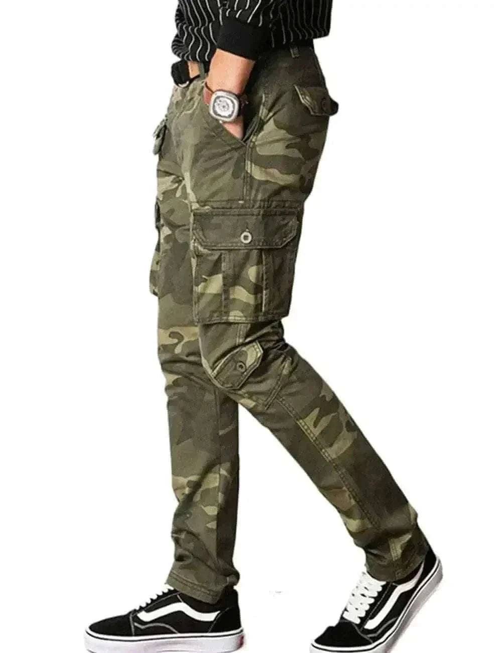 Men Cargo Pants-- SLIM FIT MILITARY CARGO PANTS.