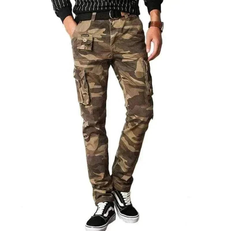 Men Cargo Pants--SLIM FIT MILITARY CARGO PANTS.